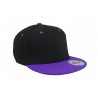 Snap back pro cap - 4136:Black, Cotton, Purple